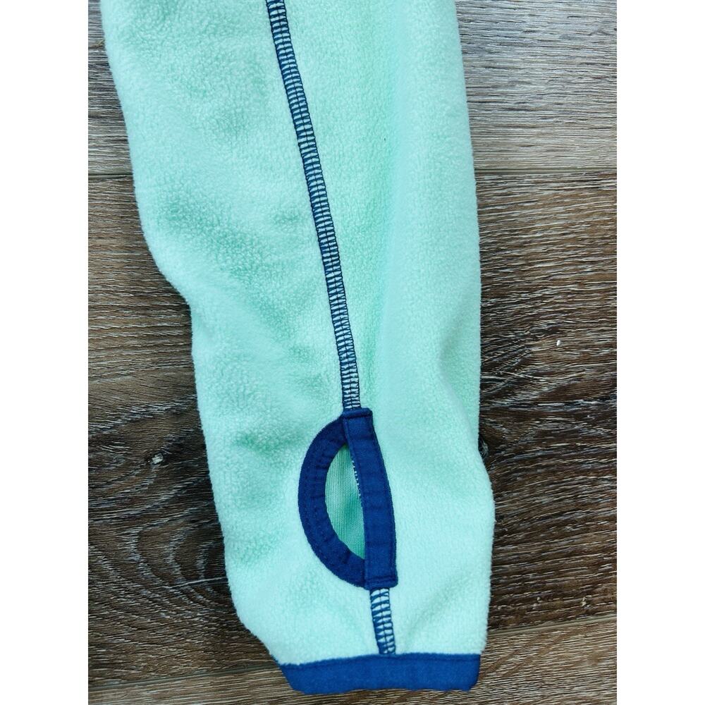 Free People Movement Blue Jade Crop Hoodie Pull Over Thumb Holes Fleece XS NWT - Picture 6 of 8